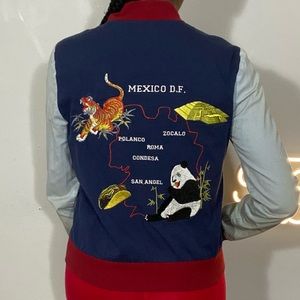 Graphic Varsity Jacket